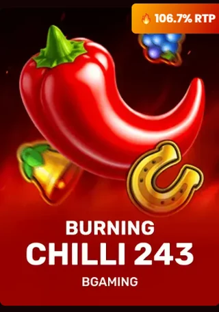 Burning Chilli 243 pokie by BGaming at Dragon Slots Casino